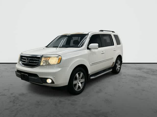 2013 Honda Pilot Touring White Diamond Pearl at Mac Haik Ford