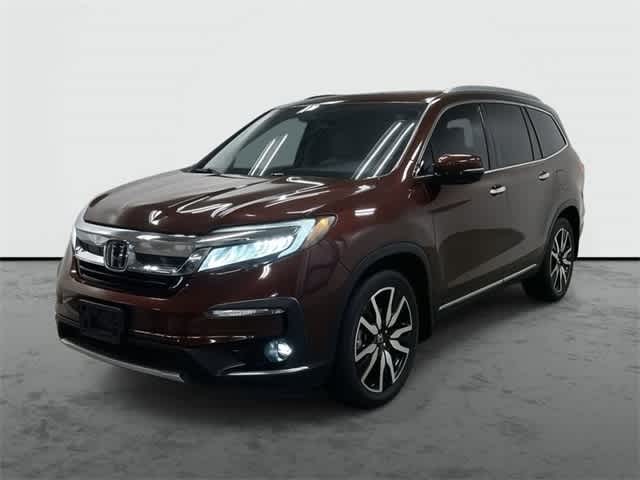 2019 Honda Pilot Touring 8-Passenger Deep Scarlet Pearl at Friendly Ford Crosby