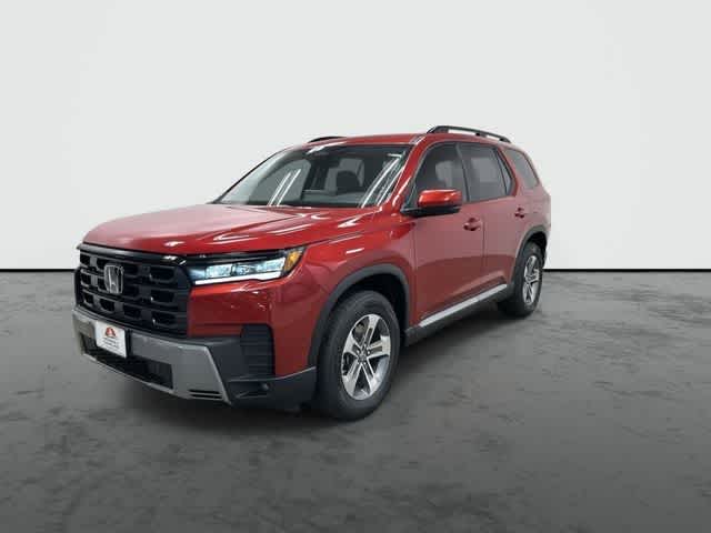 2026 Honda Pilot EX-L Radiant Red Metallic II at Lone Star Chevrolet