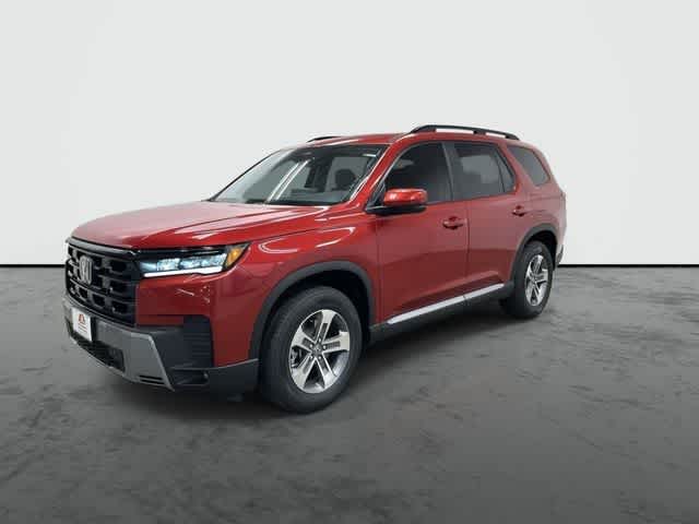 2026 Honda Pilot EX-L Radiant Red Metallic II at Lone Star Chevrolet
