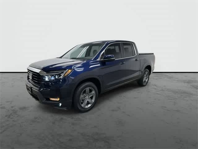 2023 Honda Ridgeline RTL Obsidian Blue Pearl at AutoNation Chrysler Jeep Dodge Ram Spring