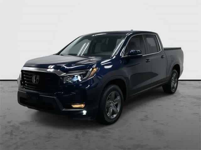 2023 Honda Ridgeline RTL Obsidian Blue Pearl at AutoNation Chrysler Jeep Dodge Ram Spring