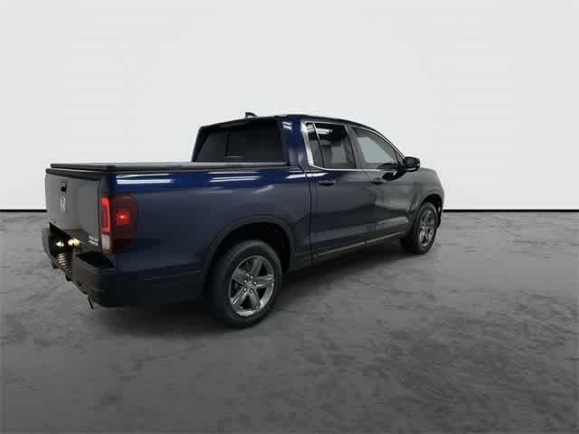 2023 Honda Ridgeline RTL Obsidian Blue Pearl at AutoNation Chrysler Jeep Dodge Ram Spring
