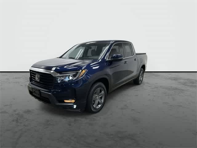2023 Honda Ridgeline RTL Obsidian Blue Pearl at AutoNation Chrysler Jeep Dodge Ram Spring