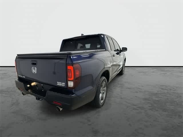 2023 Honda Ridgeline RTL Obsidian Blue Pearl at AutoNation Chrysler Jeep Dodge Ram Spring