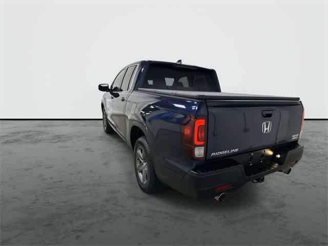 2023 Honda Ridgeline RTL Obsidian Blue Pearl at AutoNation Chrysler Jeep Dodge Ram Spring