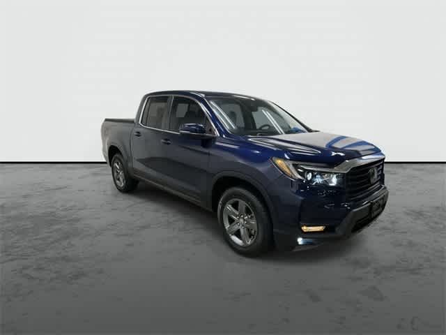 2023 Honda Ridgeline RTL Obsidian Blue Pearl at AutoNation Chrysler Jeep Dodge Ram Spring