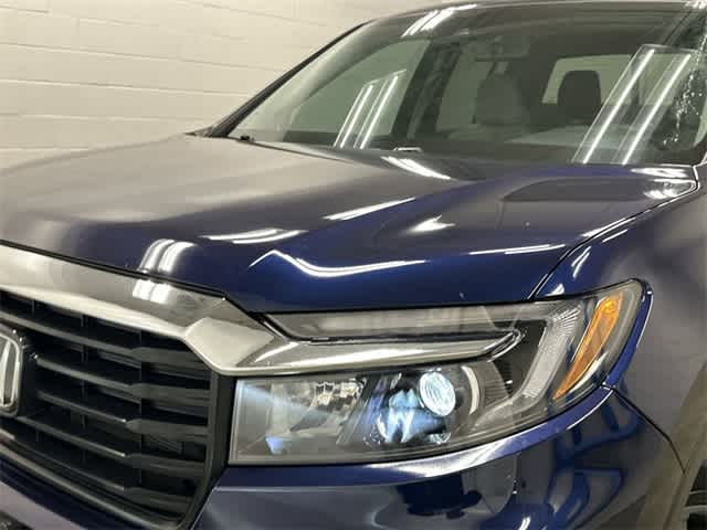 2023 Honda Ridgeline RTL Obsidian Blue Pearl at AutoNation Chrysler Jeep Dodge Ram Spring