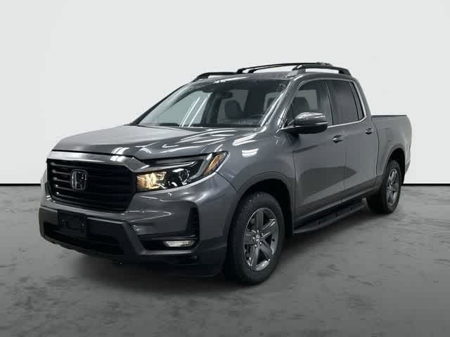 Gray (Modern Steel Metallic) 2023 Honda Ridgeline RTL AWD Pickup Truck All-Wheel Drive 9-Speed Automatic