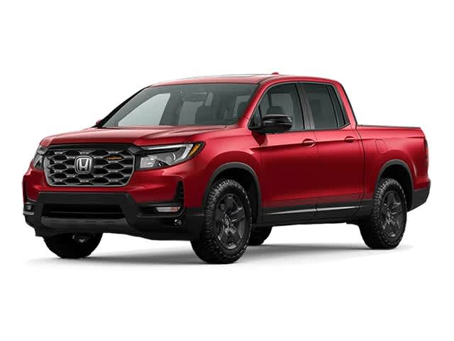 Radiant Red Metallic II 2026 Honda Ridgeline TrailSport AWD Pickup Truck All-Wheel Drive 9-Speed Automatic