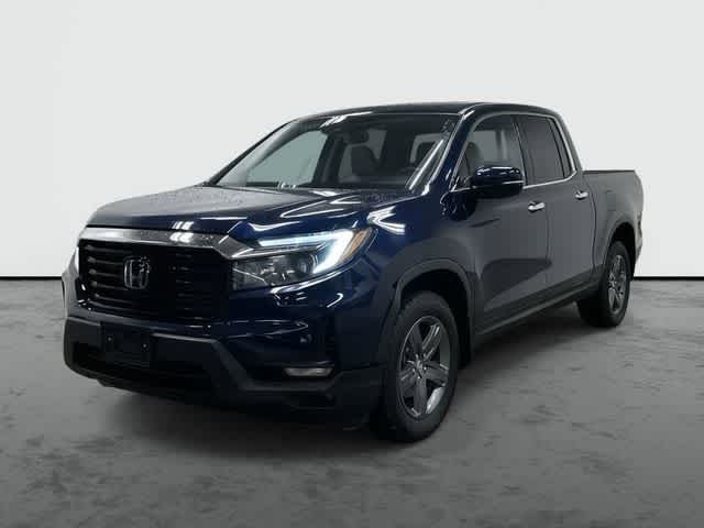 Black (Obsidian Blue Pearl) 2023 Honda Ridgeline RTL-E AWD Pickup Truck All-Wheel Drive 9-Speed Automatic