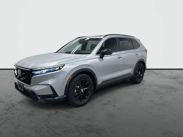 2025 Honda CR-V Hybrid Sport-L Solar Silver Metallic at Texan GMC Buick