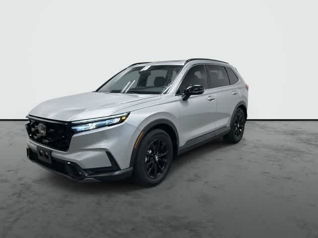2025 Honda CR-V Hybrid Sport-L Solar Silver Metallic at Texan GMC Buick