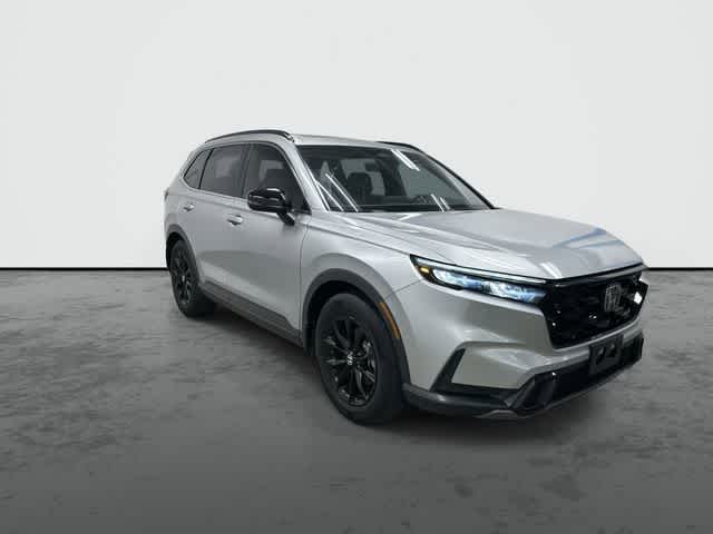 2025 Honda CR-V Hybrid Sport-L Solar Silver Metallic at Texan GMC Buick