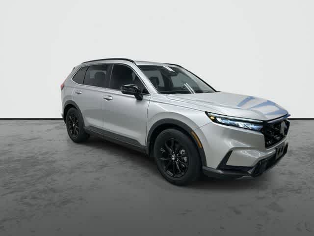 2025 Honda CR-V Hybrid Sport-L Solar Silver Metallic at Texan GMC Buick