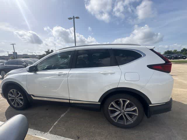 2020 Honda CR-V Touring Platinum White Pearl at AutoNation Chevrolet Gulf Fwy