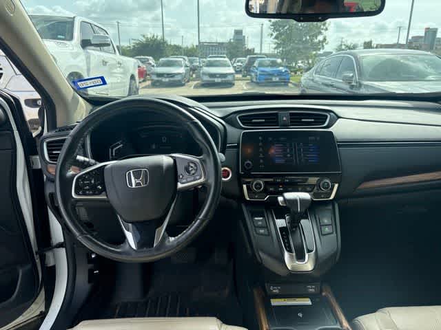 2020 Honda CR-V Touring Platinum White Pearl at AutoNation Chevrolet Gulf Fwy