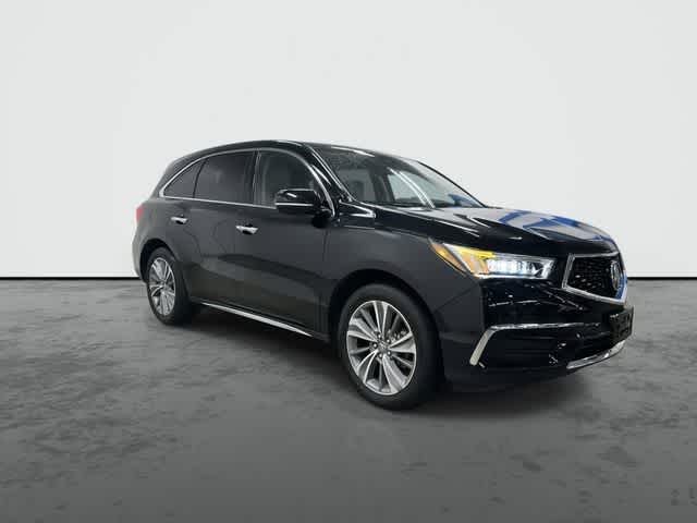 2017 Acura MDX w/Technology Pkg Black at Sterling McCall Nissan