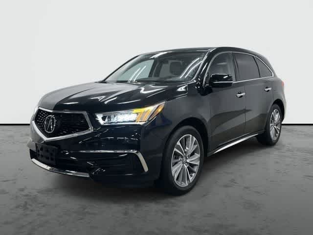 2017 Acura MDX w/Technology Pkg Black at Sterling McCall Nissan