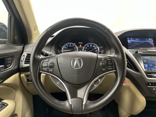 2017 Acura MDX w/Technology Pkg Black at Sterling McCall Nissan
