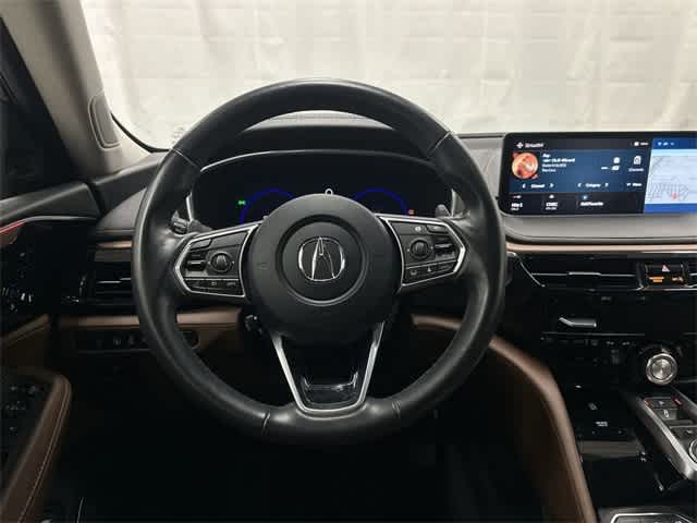 2024 Acura MDX w/Technology Package Platinum White Pearl at AutoNation USA Katy