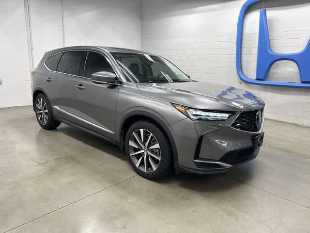 2025 Acura MDX w/Technology Package Liquid Carbon Metallic at Lone Star Chevrolet
