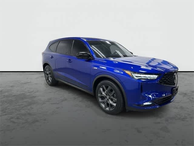 2024 Acura MDX w/A-Spec Package Apex Blue Pearl at Sterling McCall Acura