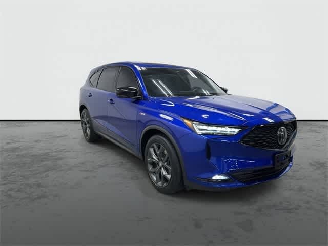 2024 Acura MDX w/A-Spec Package Apex Blue Pearl at Sterling McCall Acura