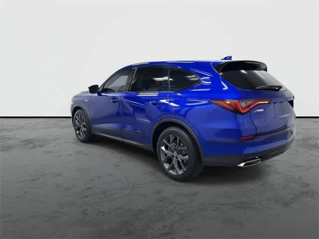 2024 Acura MDX w/A-Spec Package Apex Blue Pearl at Sterling McCall Acura