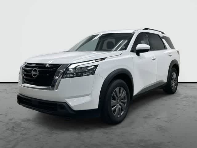 2025 Nissan Pathfinder SV Everest White Pearl Tricoat at Sterling McCall Nissan