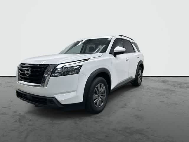 2025 Nissan Pathfinder SV Everest White Pearl Tricoat at Sterling McCall Nissan