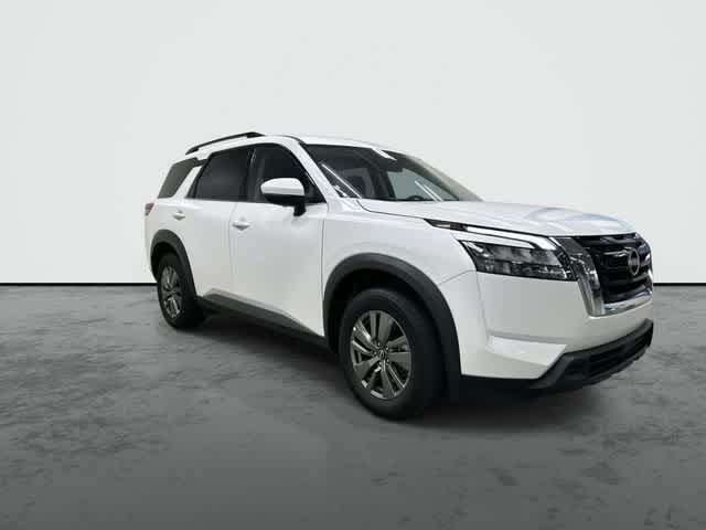 2025 Nissan Pathfinder SV Everest White Pearl Tricoat at Sterling McCall Nissan