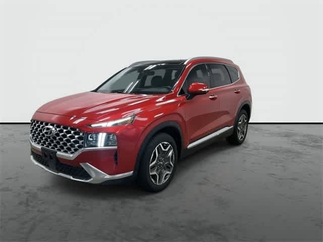 2023 Hyundai Santa Fe Limited Calypso Red at AutoNation Ford Gulf Fwy