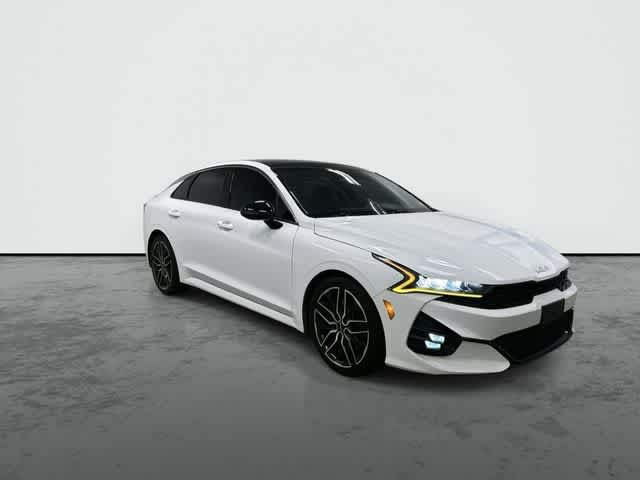 2023 Kia K5 GT Glacial White Pearl at Friendly Ford Crosby