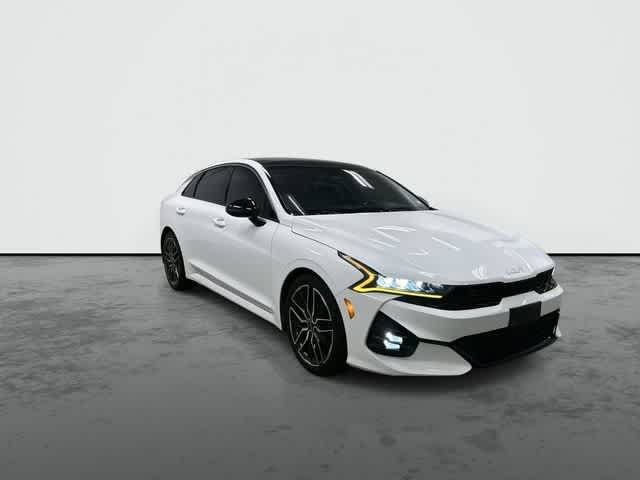 2023 Kia K5 GT Glacial White Pearl at Friendly Ford Crosby