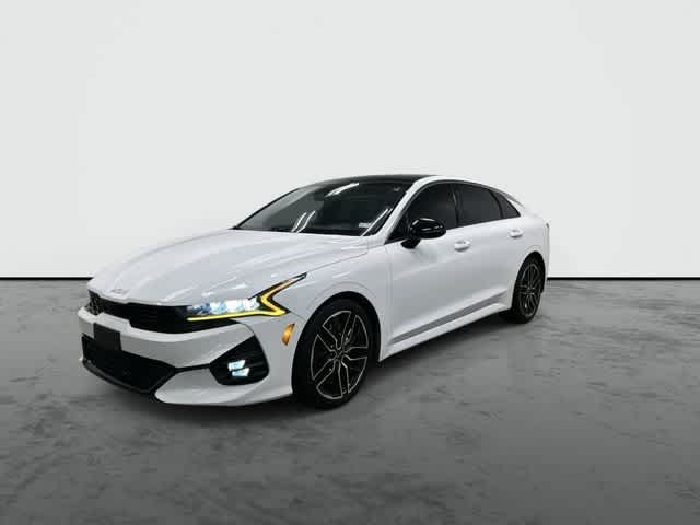 2023 Kia K5 GT Glacial White Pearl at Friendly Ford Crosby