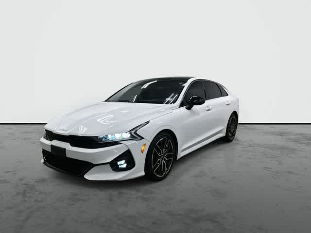 2023 Kia K5 GT Glacial White Pearl at Friendly Ford Crosby