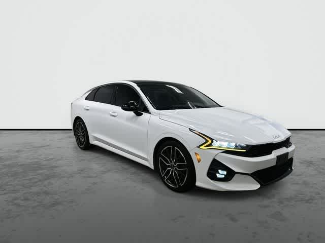 2023 Kia K5 GT Glacial White Pearl at Friendly Ford Crosby