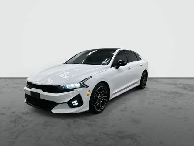 2023 Kia K5 GT Glacial White Pearl at Friendly Ford Crosby