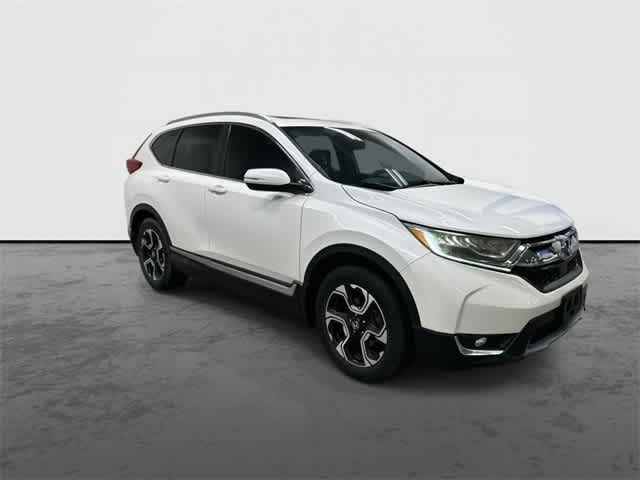 2019 Honda CR-V Touring Platinum White Pearl at Tomball Chrysler Dodge Jeep Ram
