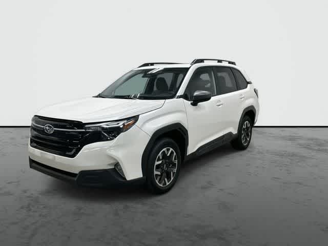 2025 Subaru Forester Premium Crystal White Pearl at Mac Haik CDJR North Houston