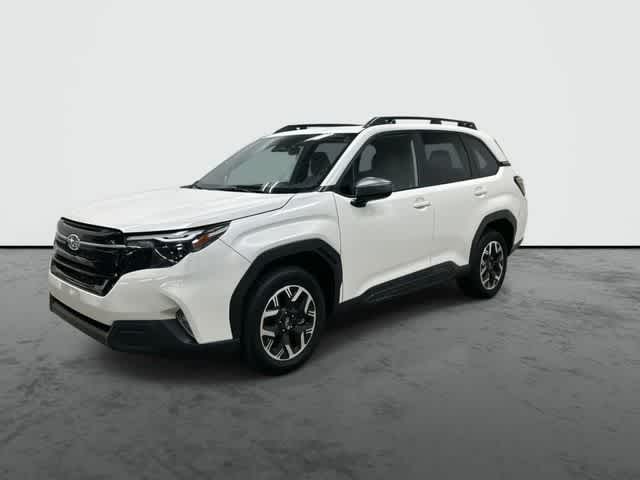 2025 Subaru Forester Premium Crystal White Pearl at Mac Haik CDJR North Houston