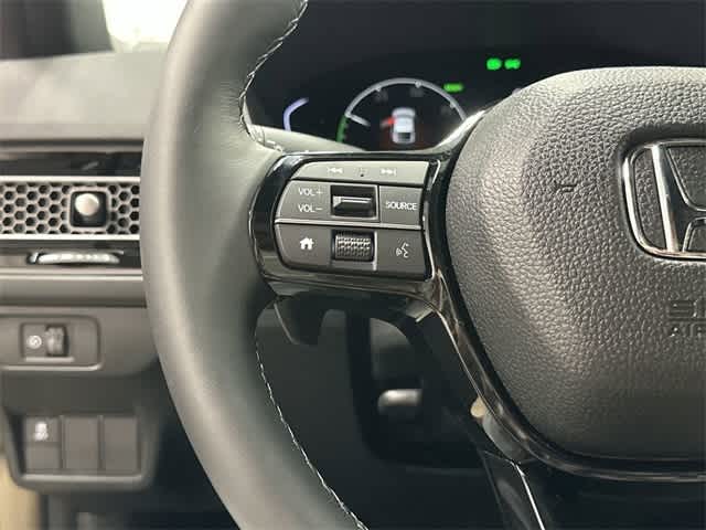 2025 Honda Civic Hatchback Hybrid Sport Sand Dune Pearl at Honda of Clear Lake