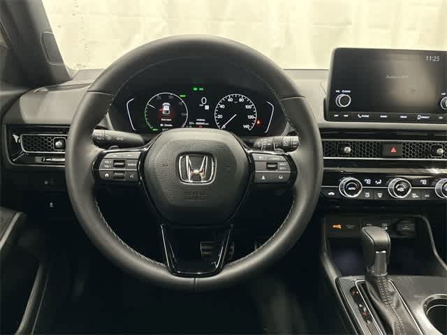 2025 Honda Civic Hatchback Hybrid Sport Sand Dune Pearl at Honda of Clear Lake