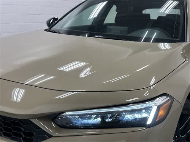 2025 Honda Civic Hatchback Hybrid Sport Sand Dune Pearl at Honda of Clear Lake