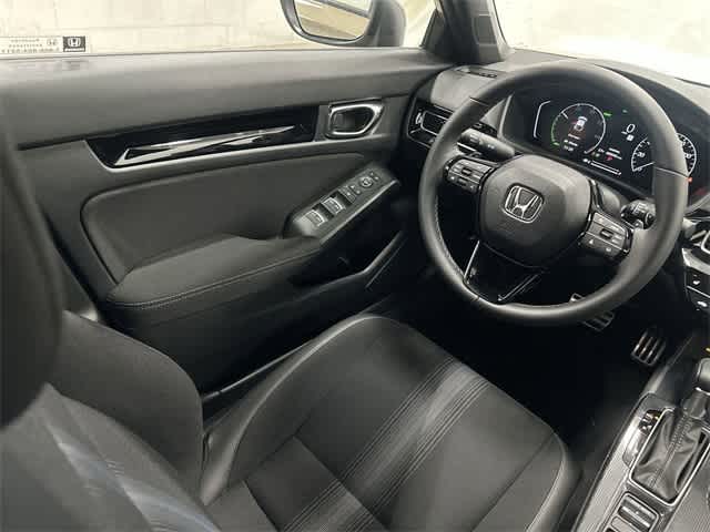 2025 Honda Civic Hatchback Hybrid Sport Sand Dune Pearl at Honda of Clear Lake