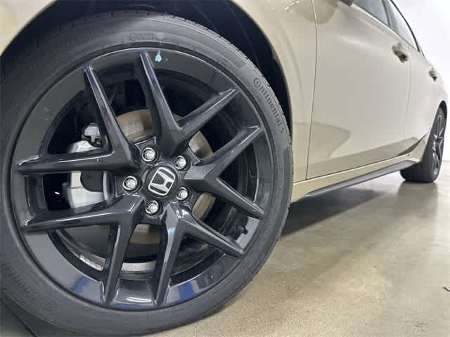 2025 Honda Civic Hatchback Hybrid Sport Sand Dune Pearl at Honda of Clear Lake