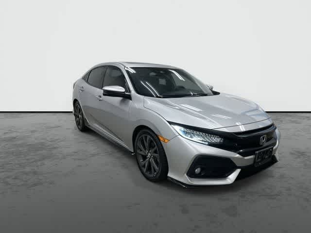 2018 Honda Civic Hatchback Sport Touring Lunar Silver Metallic at Texan GMC Buick