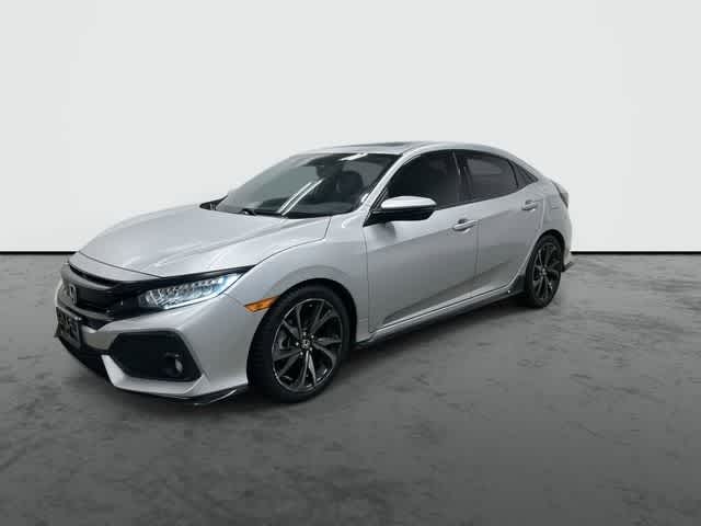 2018 Honda Civic Hatchback Sport Touring Lunar Silver Metallic at Texan GMC Buick