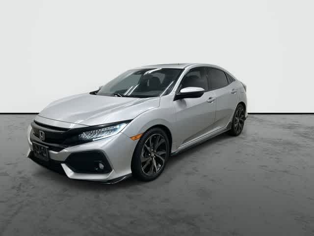 2018 Honda Civic Hatchback Sport Touring Lunar Silver Metallic at Texan GMC Buick